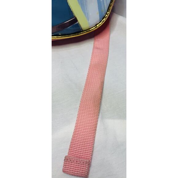 Disney Princess Backpack Fast Forward Large Pink School Bag Gold Mesh Zippered - Picture 5 of 12